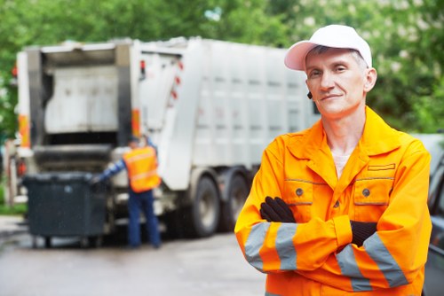 Recycling center in Haringey handling furniture waste