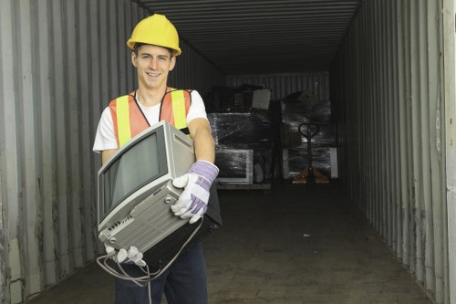 Professional house clearance team in Haringey at work